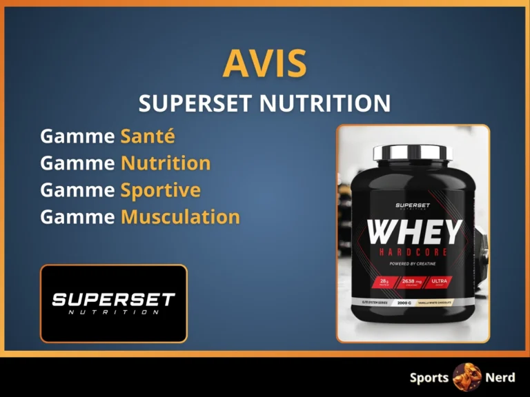 Superset Nutrition - Avis