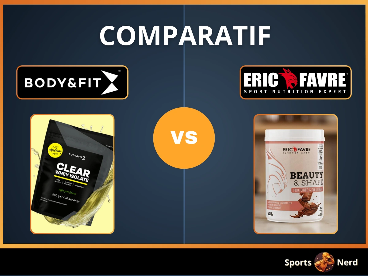 Bodyandfit vs Eric Favre Nutrition