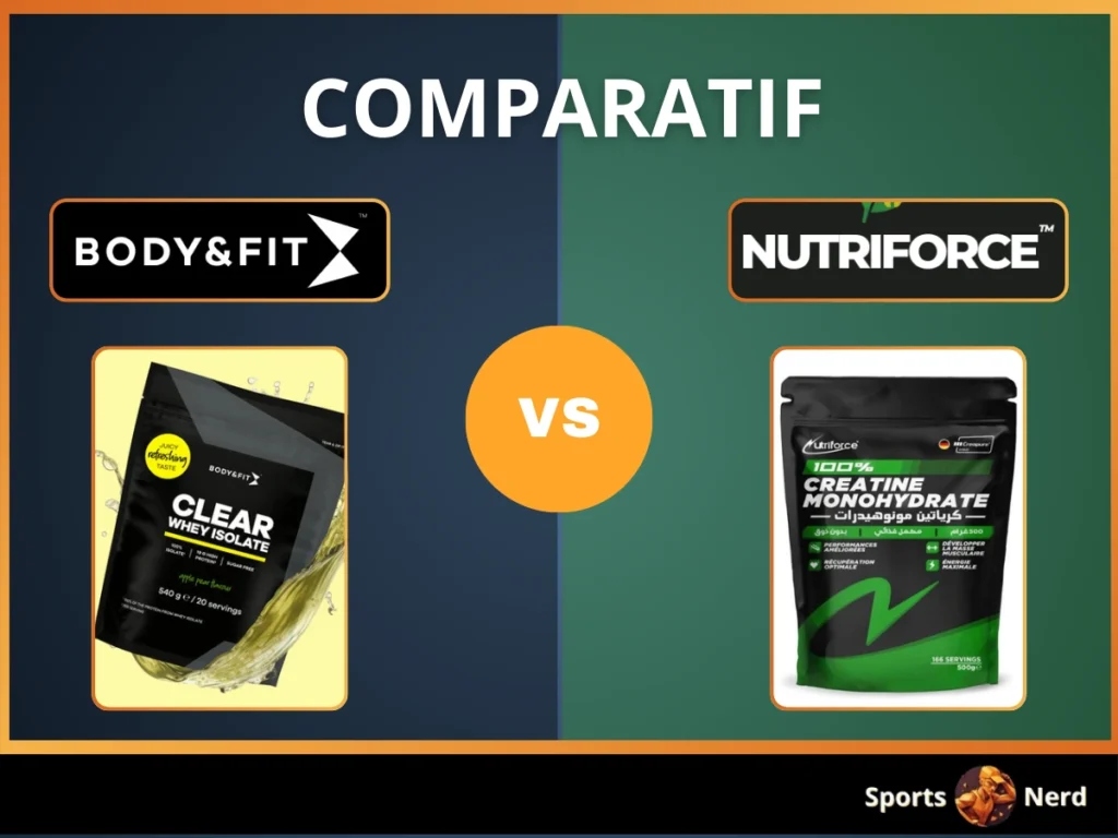 Bodyandfit vs Nutriforce