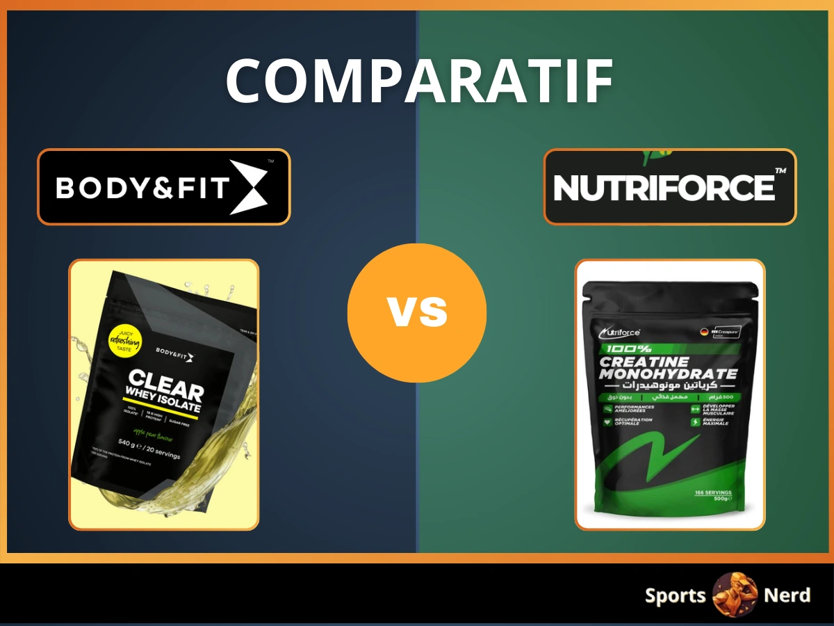 Bodyandfit vs Nutriforce