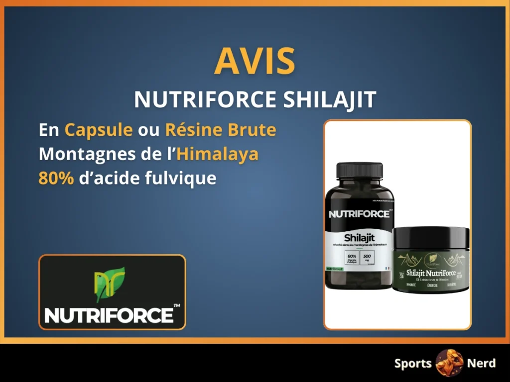 Nutriforce - Shilajit - Avis