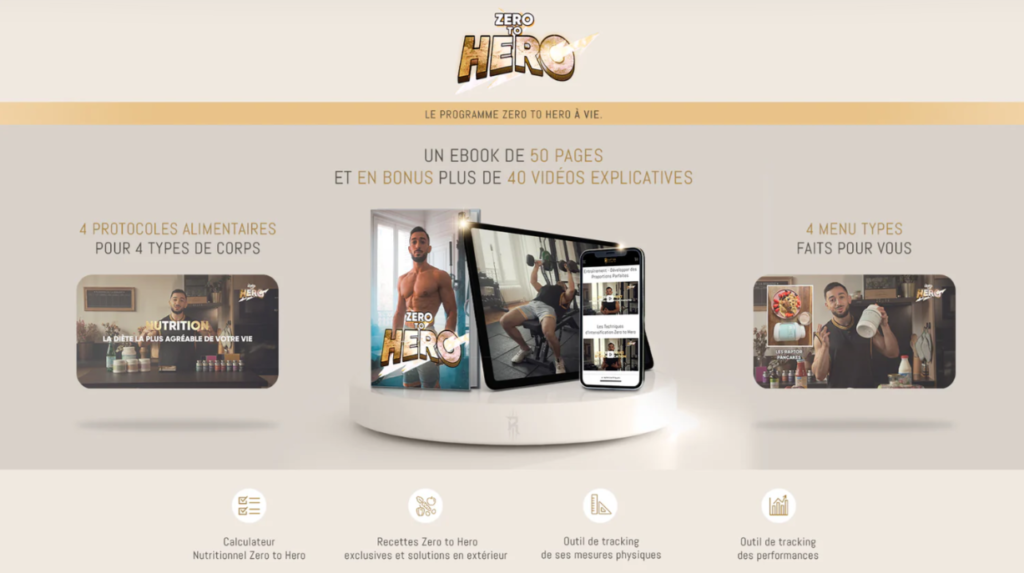 L’espace vidéo du programme sur raptorcoaching.pro